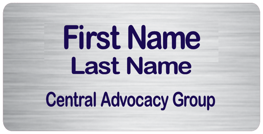 nametag for a patient advocate